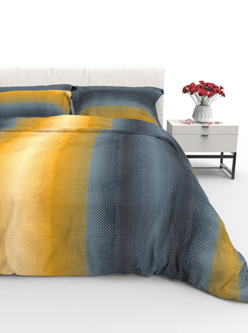 Carmel King 100% Cotton Satin King Size Bedsheet with 2 Pillow Covers - Extra Soft - 220 TC Satin Weave - 2